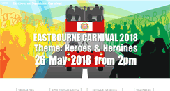 Desktop Screenshot of eastbournecarnival.co.uk